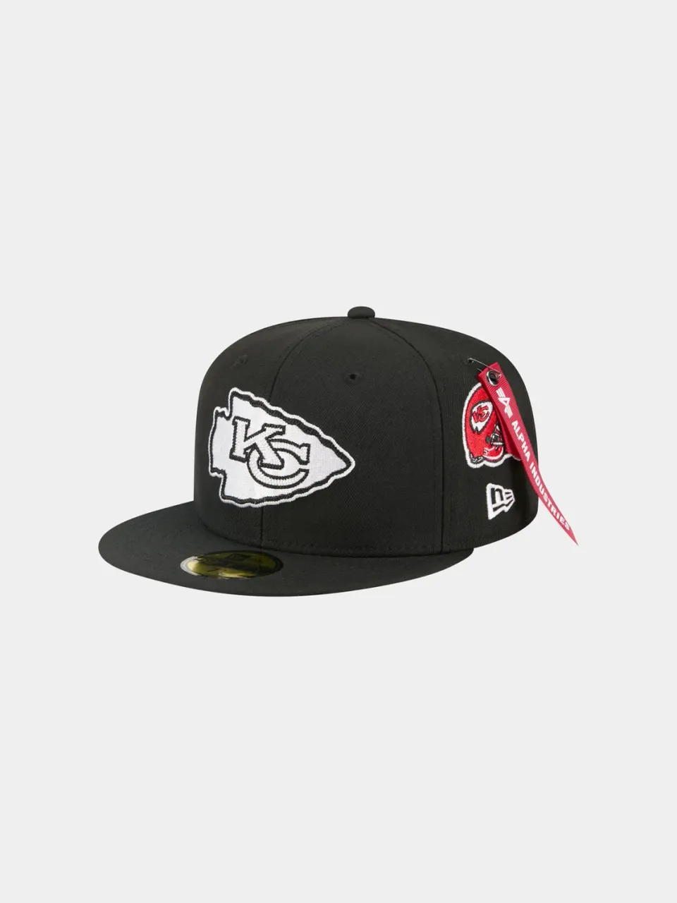 Alpha Industries 59Fifty Kansas City Chiefs șapcă neagră brodată