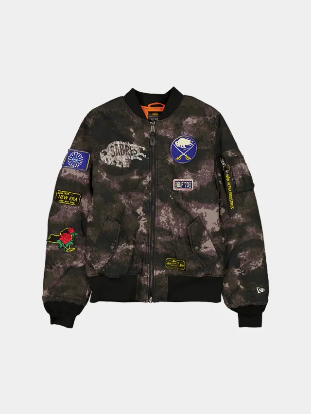 Alpha Industries MA-1 Buffalo Sabres jachetă bomber neagră