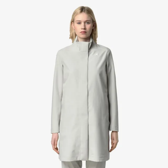 K-Way Dukesse Bonded Jersey palton 3/4 damă bej