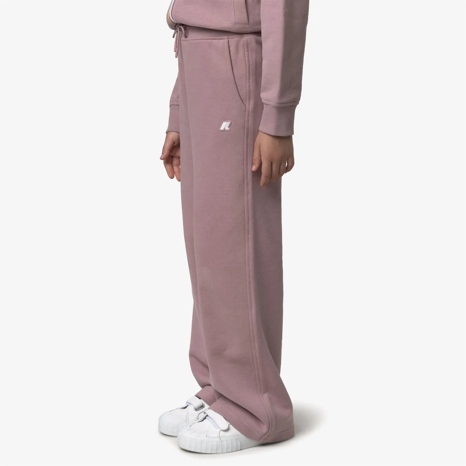 K-Way Gin Fleece Peach pantaloni sport fete roz pudrat