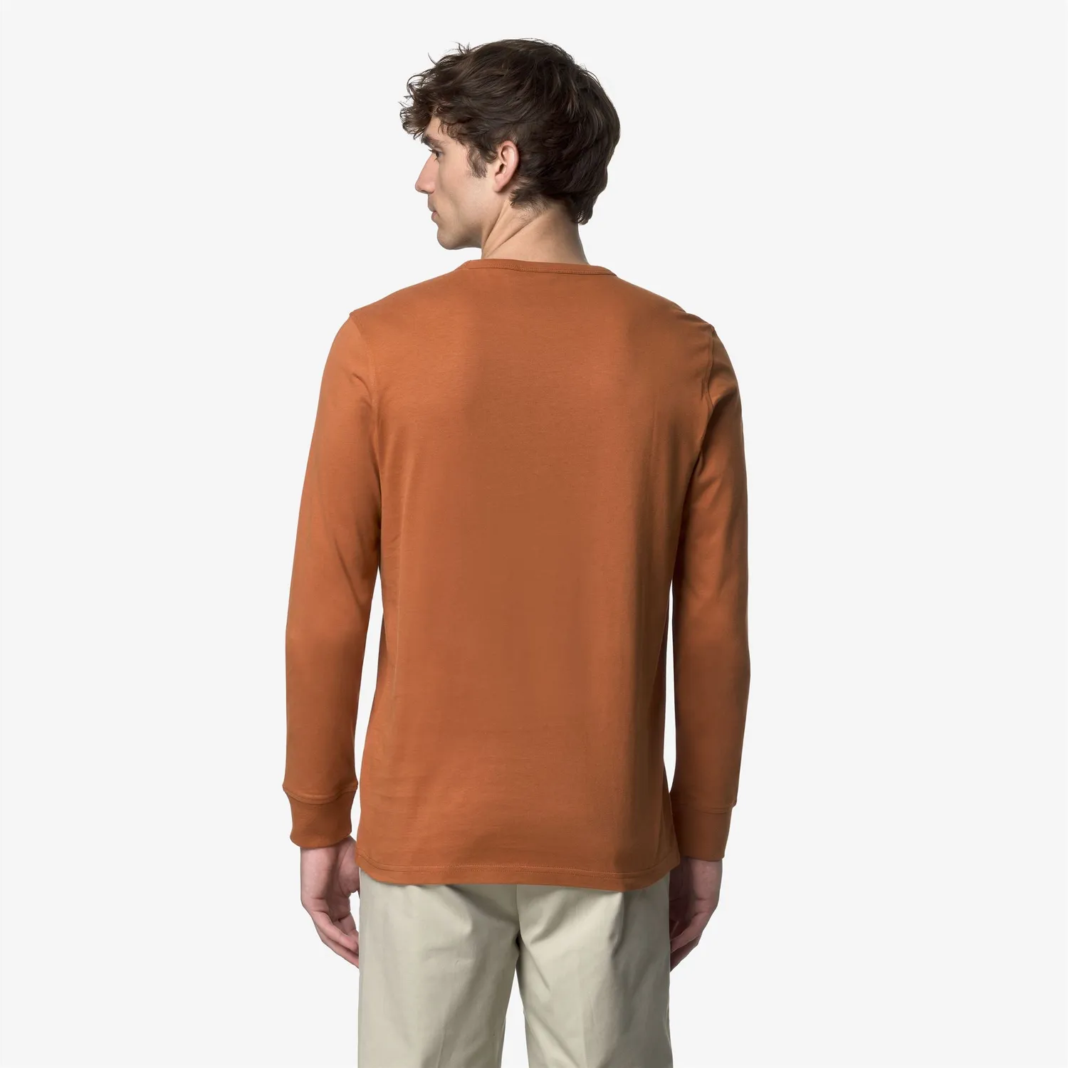 K-Way Elmer JS Peach tricou portocaliu bumbac pieptănat
