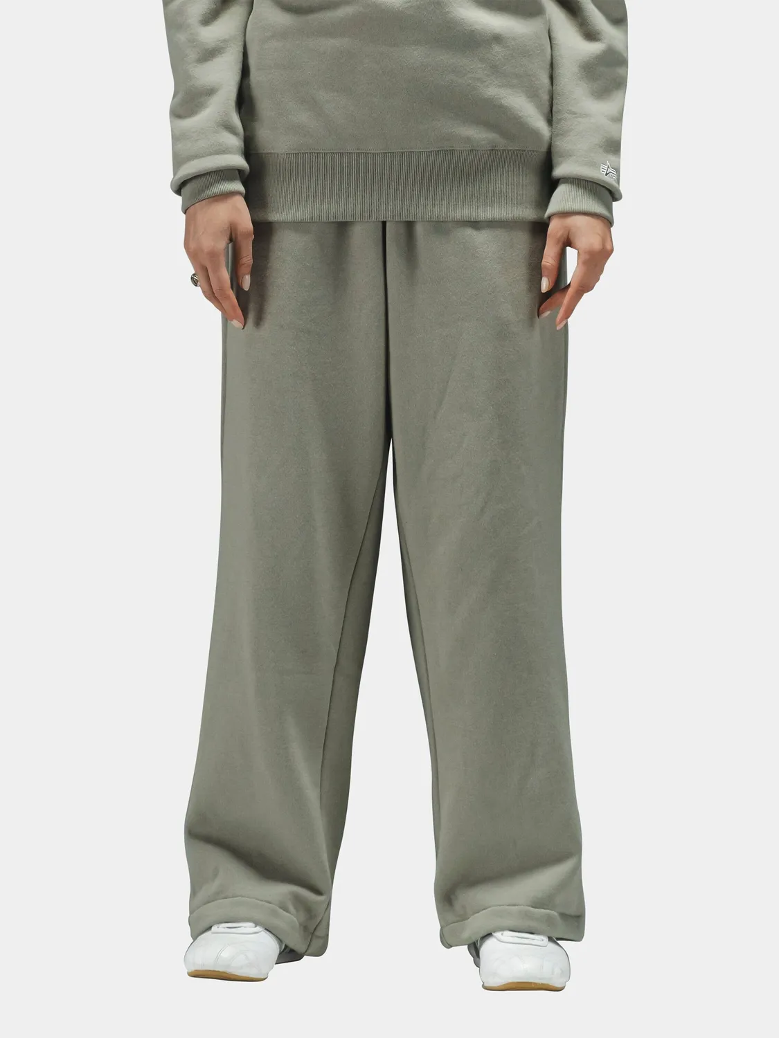Alpha Industries Essential Sweatpants trening gri bumbac
