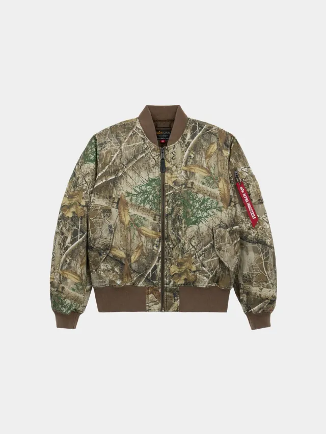 Alpha Industries MA-1 Cotton Camo geacă bomber Realtree bumbac