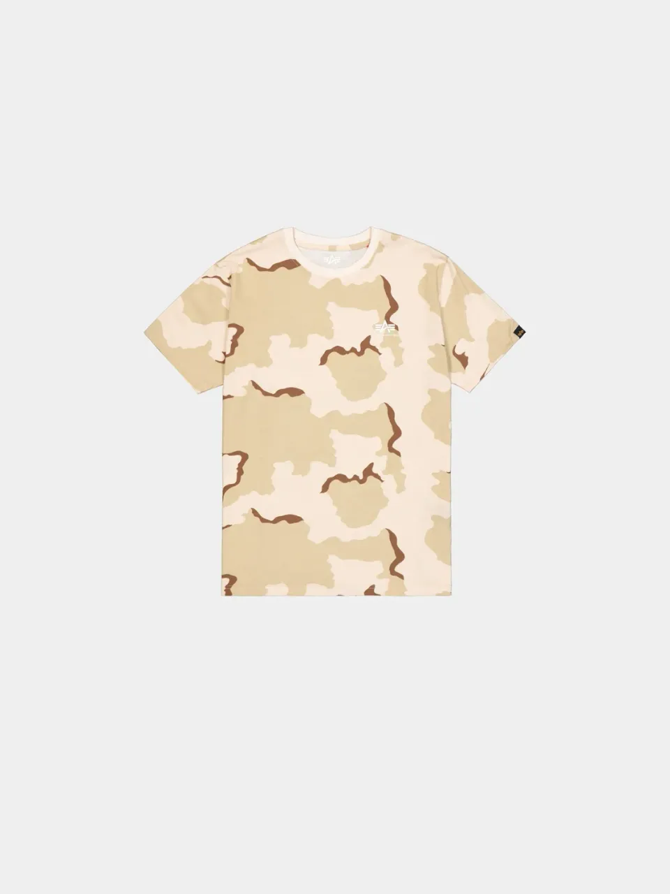 Alpha Industries Basic Small Logo tricou camo Desert Camo bumbac