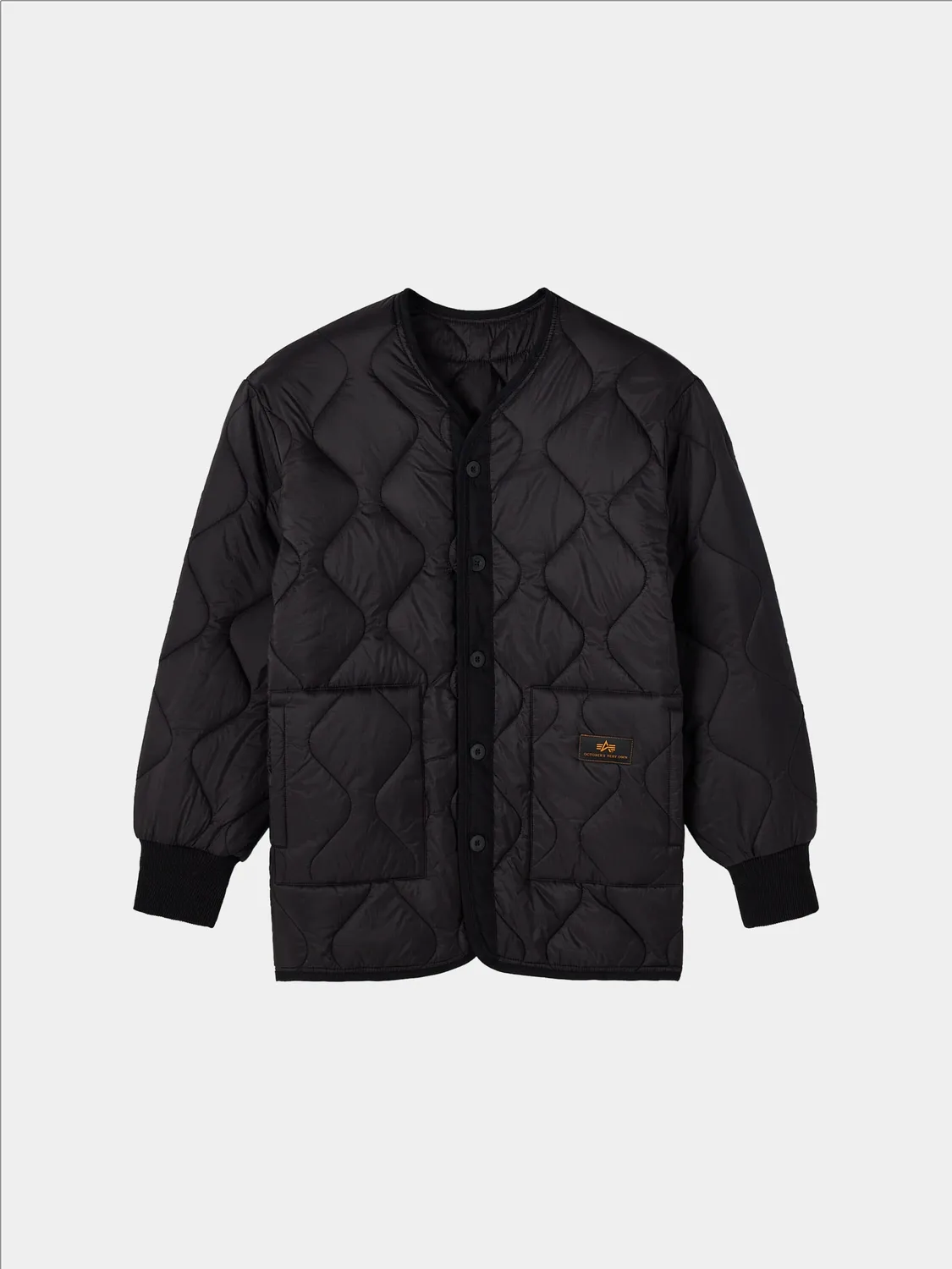OVO x Alpha Industries ALS/92 geaca matlasata verde relaxata