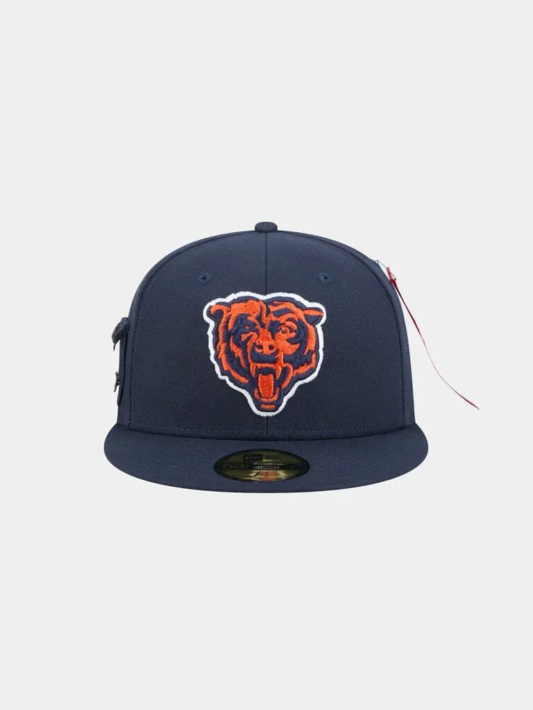 Alpha Industries Chicago Bears 59FIFTY șapcă fitted navy antivânt
