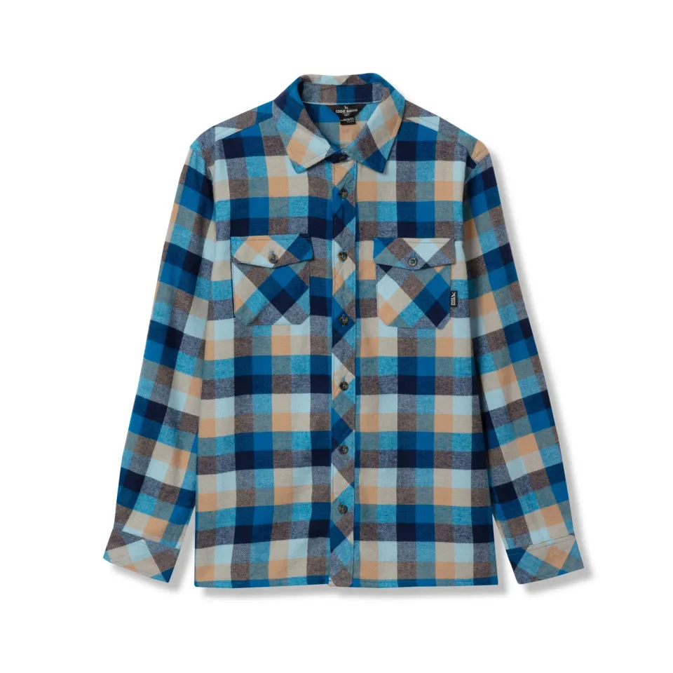 Eddie Bauer Favorite camasa flanel baieti bleumarin