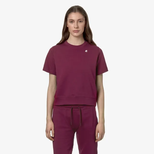 K-Way Emelette tricou dama rosu bumbac