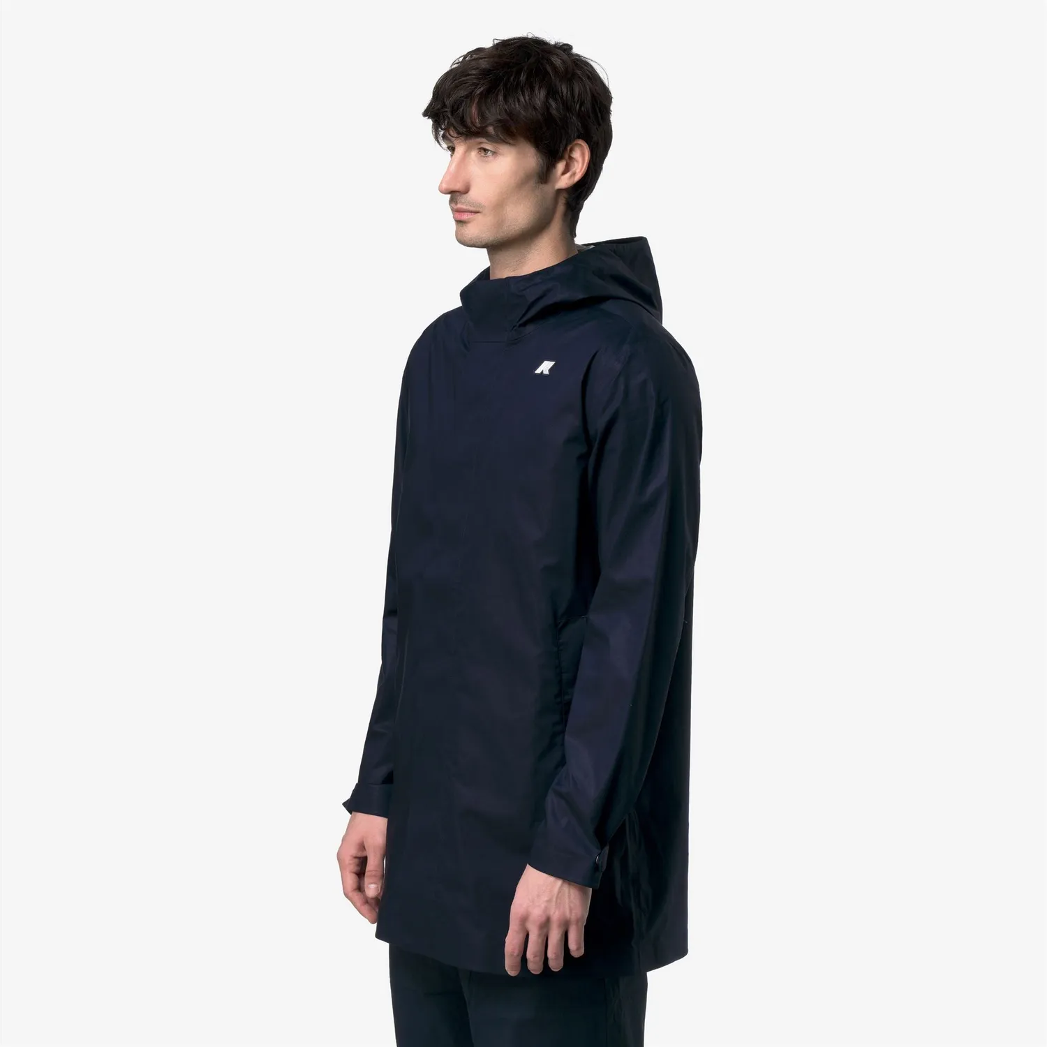 K-Way Tommy Cotton 3Layers palton Blue Depth