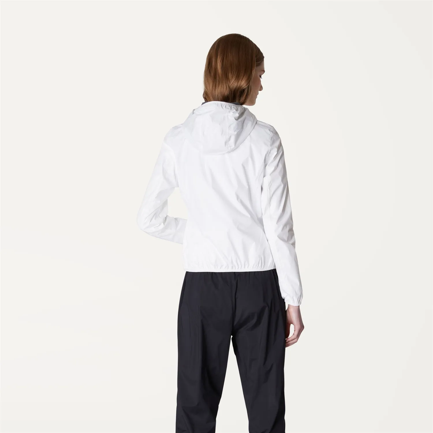 K-Way Lily Poly Jersey geaca dama alb lapte scurta