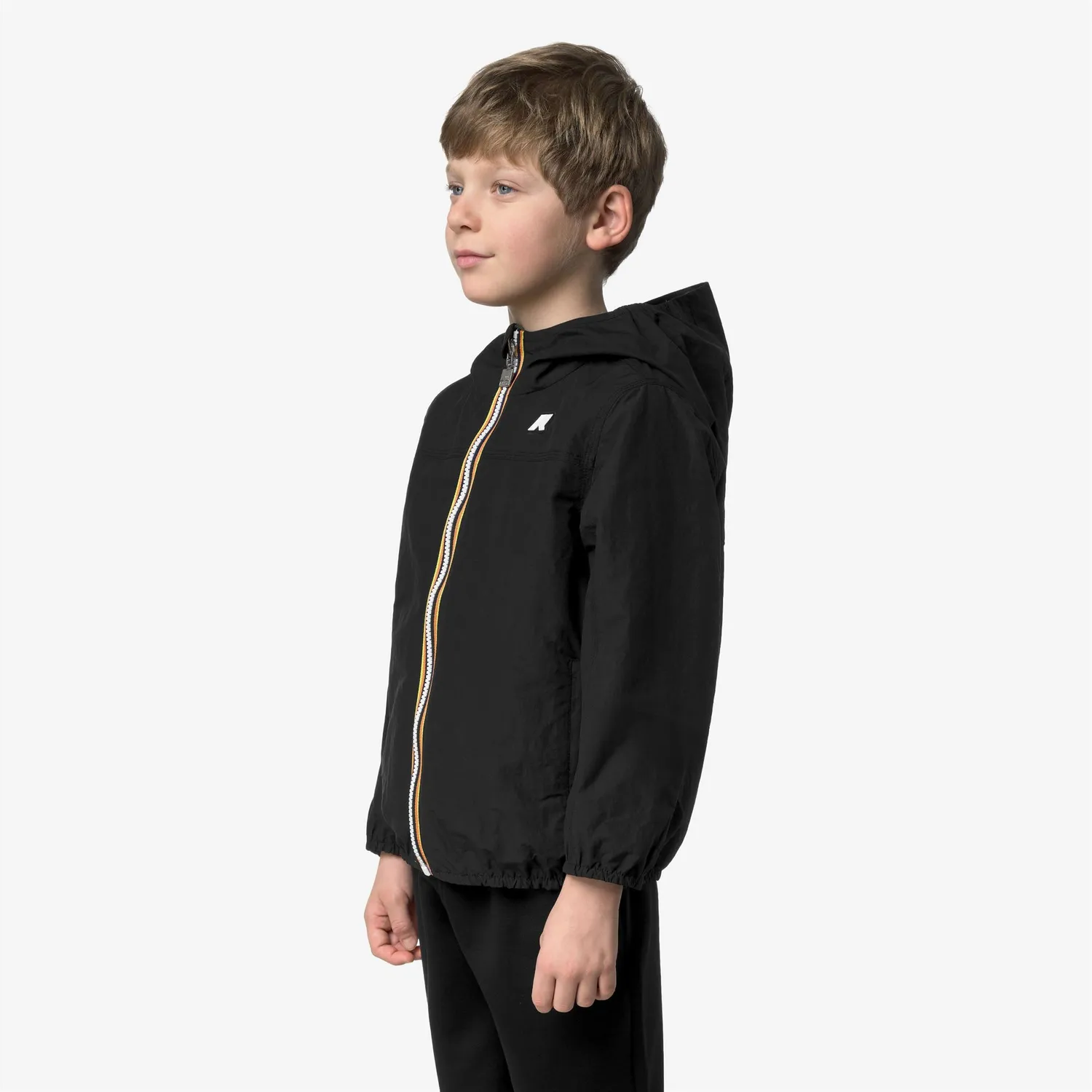 K-Way Jake Cotton Double geaca copii reversibila negru-verde