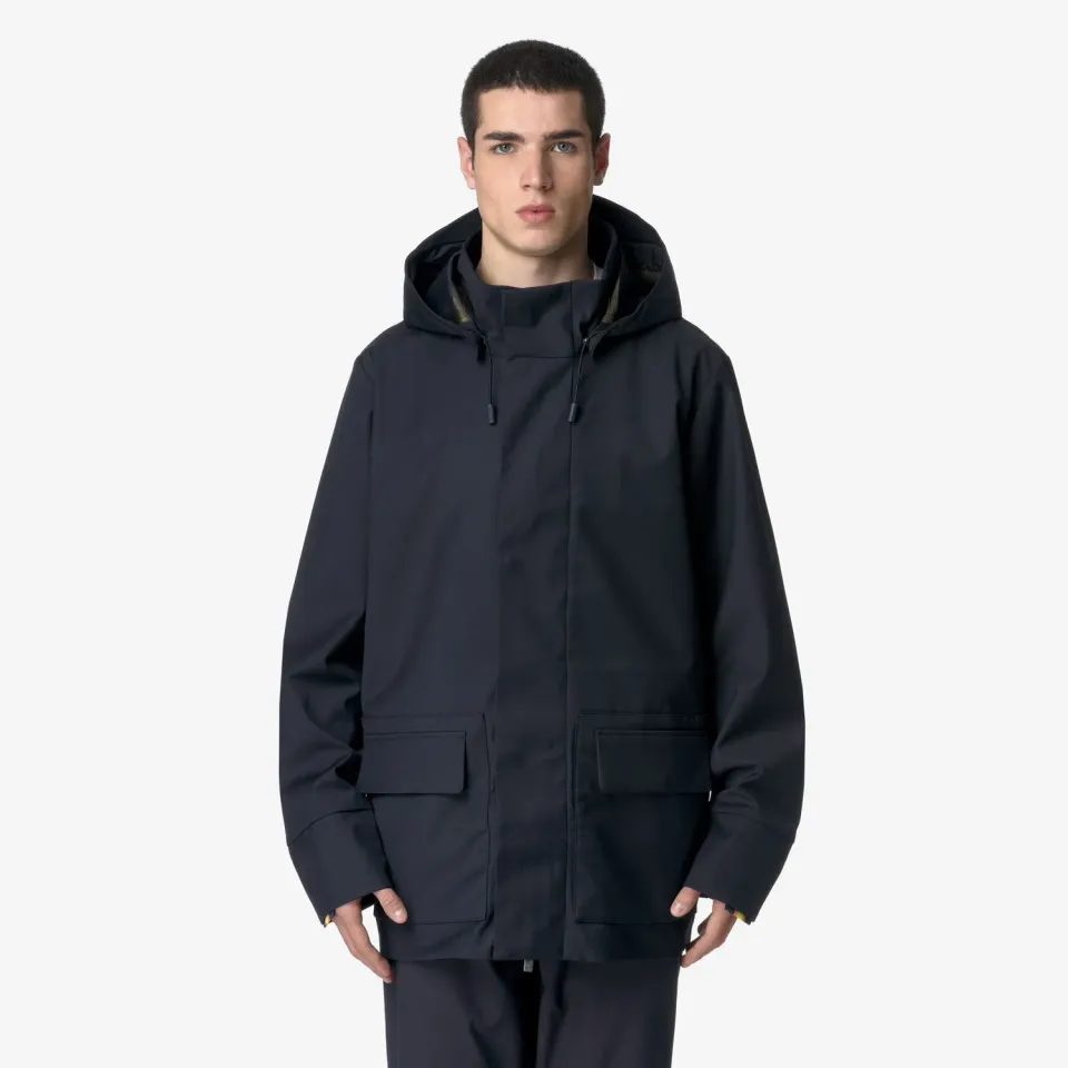 K-Way Erhal Tech Wool geaca barbati albastra impermeabila