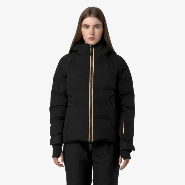 K-Way Tueda geaca dama neagra schi ultra-calduroasa