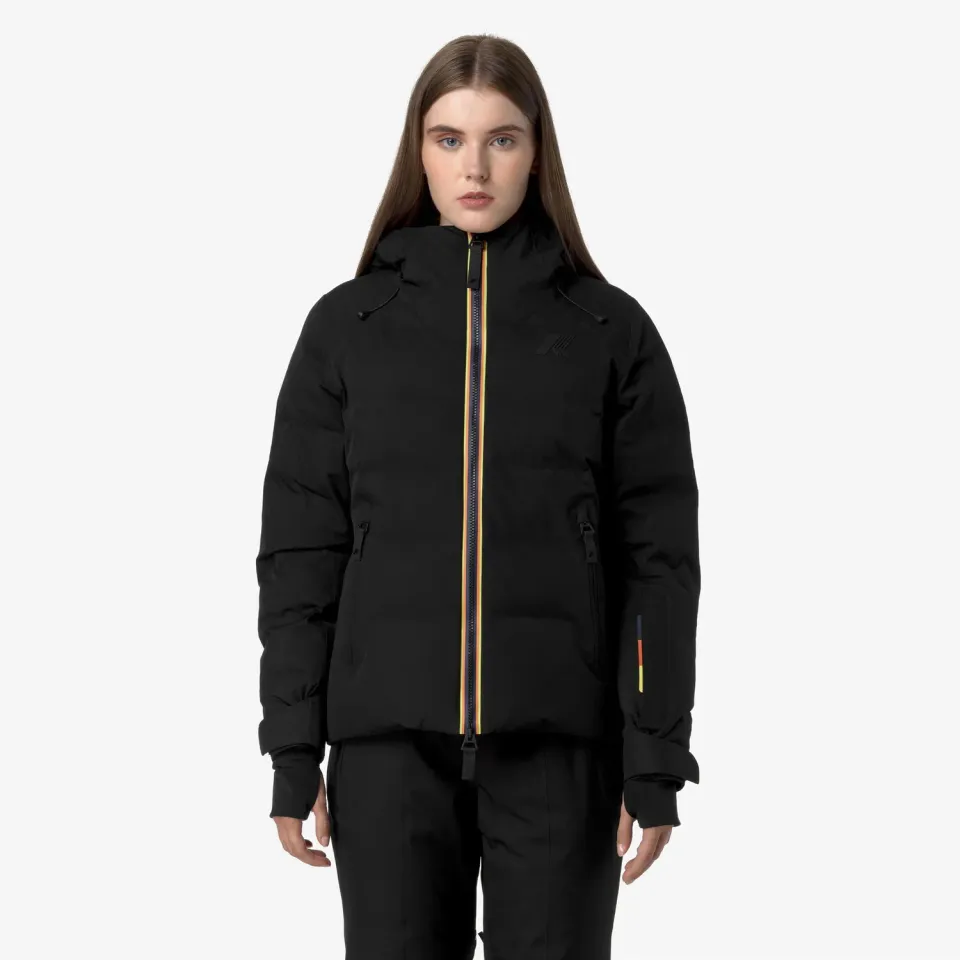 K-Way Tueda geaca dama neagra schi ultra-calduroasa