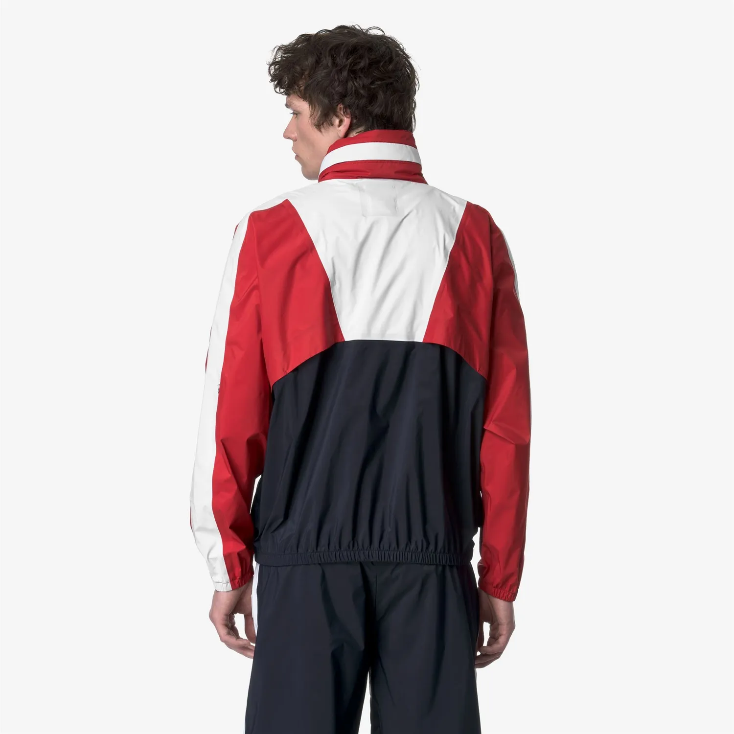 K-Way 7002 Full Zip geaca unisex tricolor scurta gluga