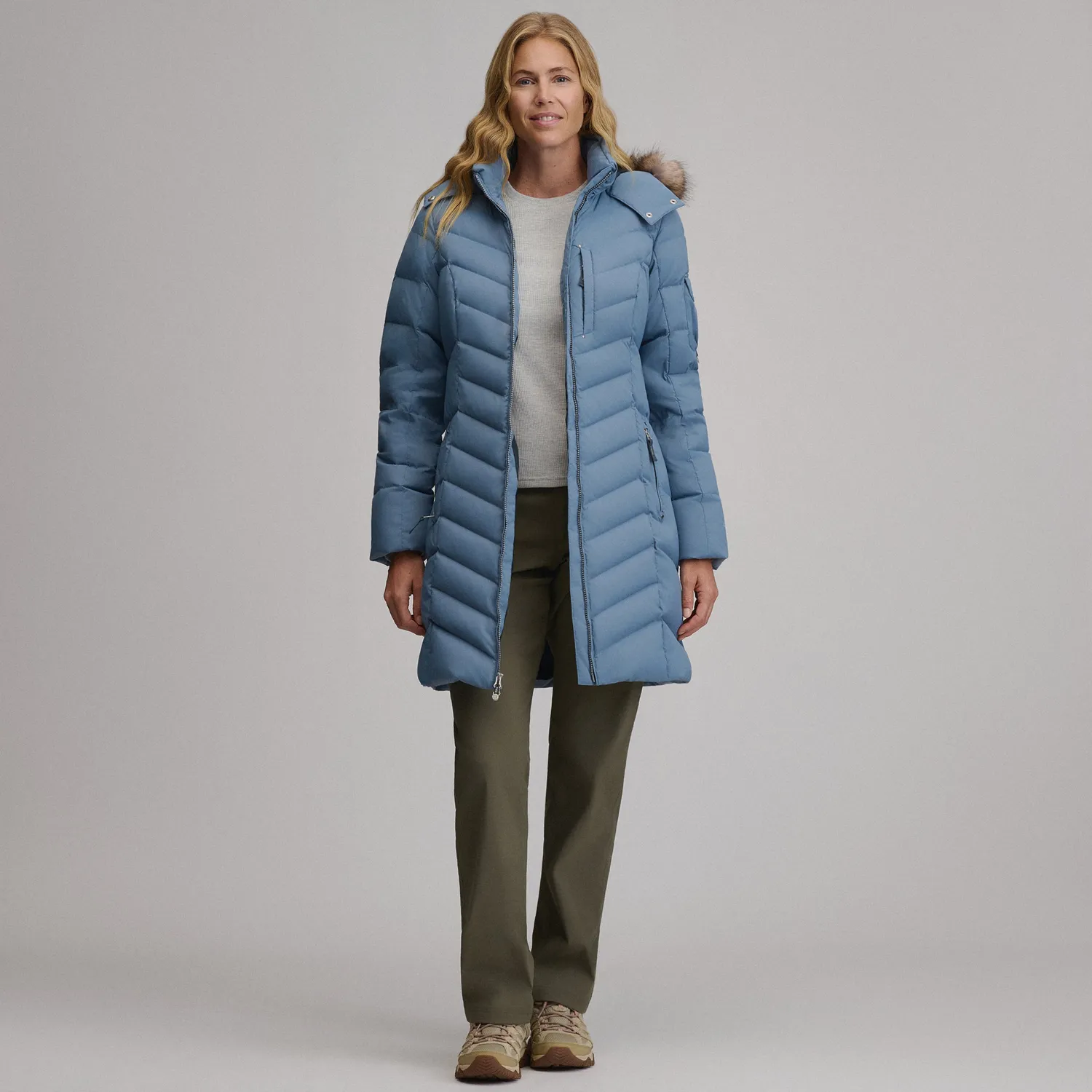 Eddie Bauer Sun Valley parka puf neagra