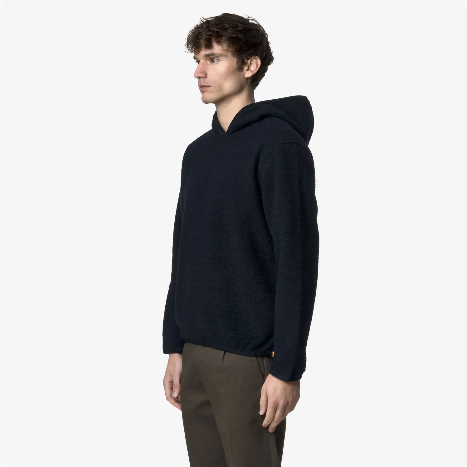 K-Way Aviron Wool Blend hanorac Blue Depth lână