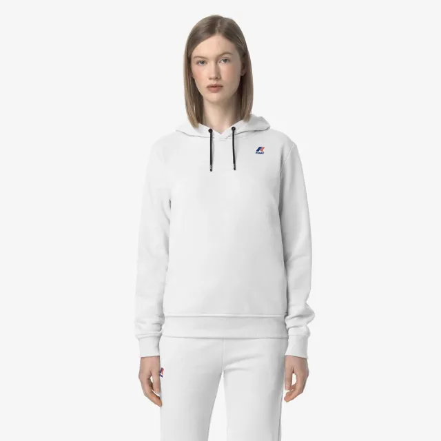 K-Way Arnette Poly Cotton hanorac unisex alb calduros