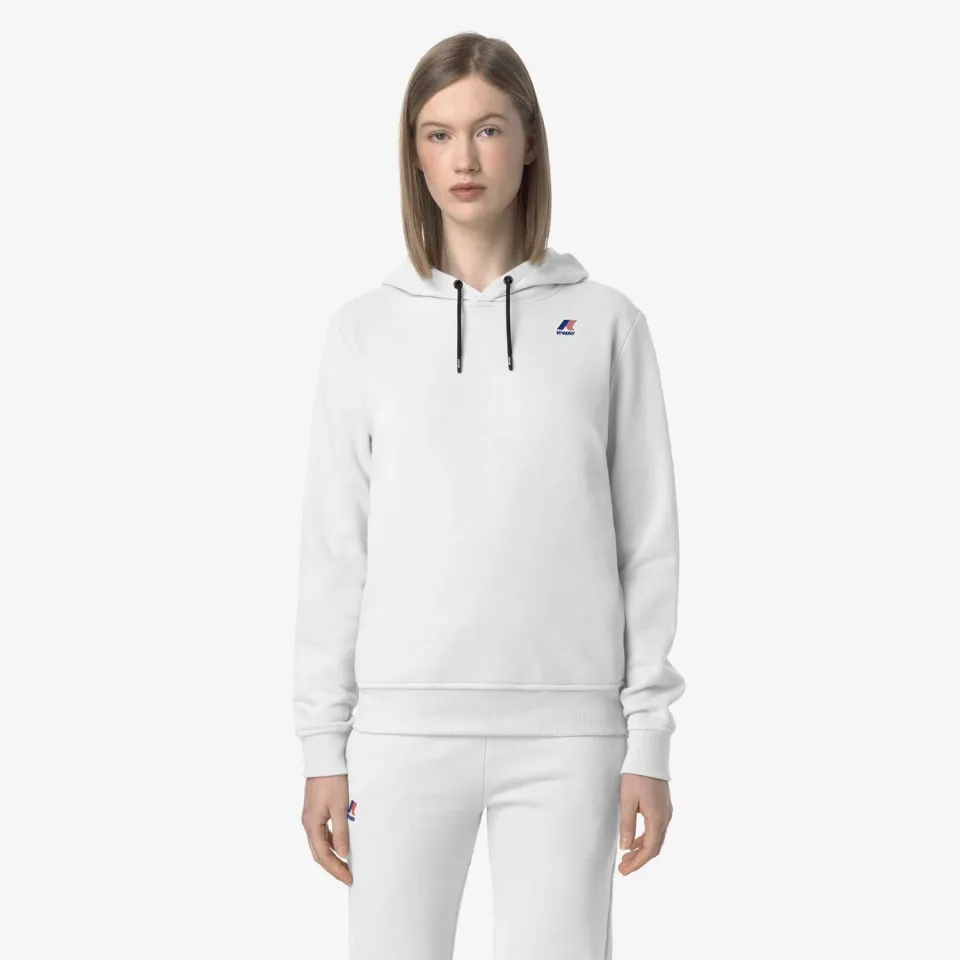 K-Way Arnette Poly Cotton hanorac unisex alb calduros