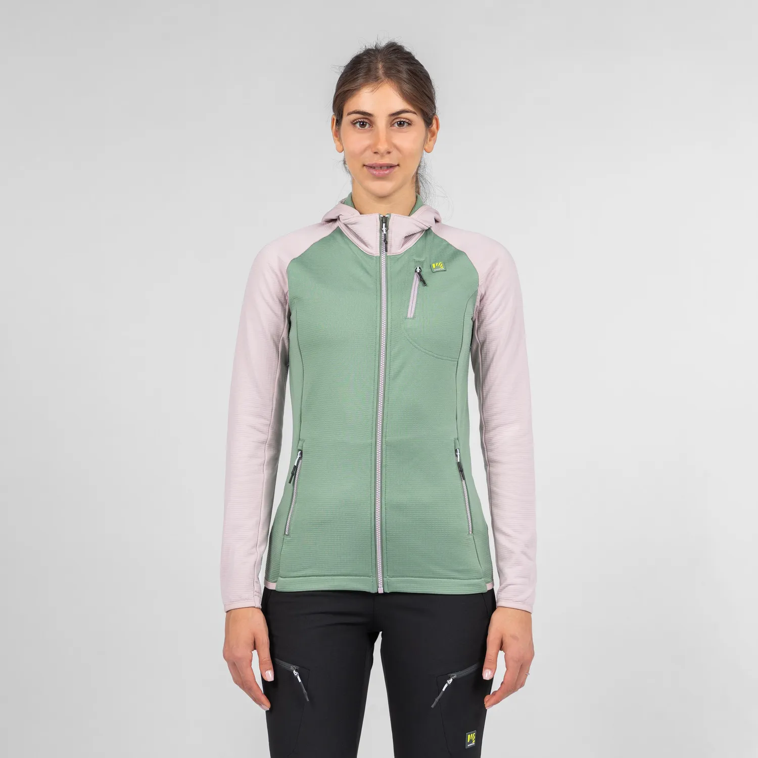 Karpos Odle Evo W Hoodie fleece dama fermoar integral
