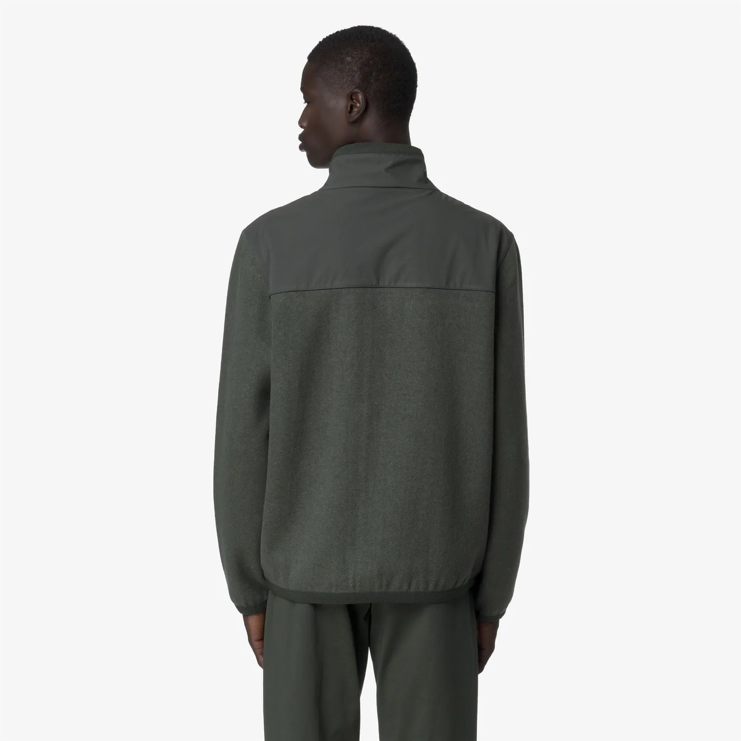 K-Way Fleury K4147SW hanorac verde Blue Airforce