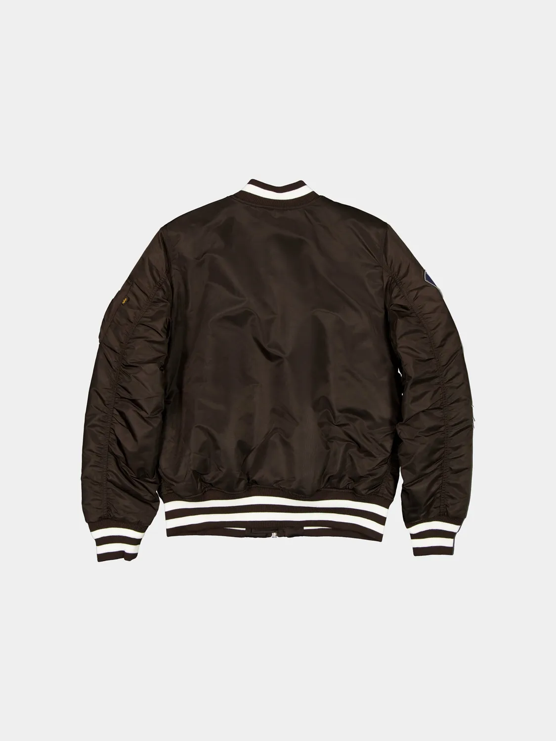 Alpha Industries MA-1 Yankees x New Era geaca bomber maro Burnt Wood