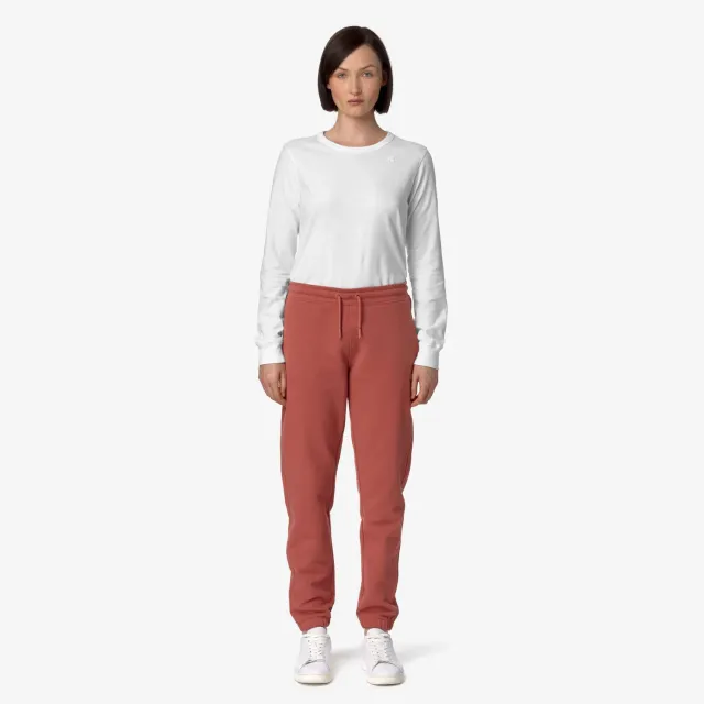 K-Way Ginevrette pantaloni fleece damă roz cedar