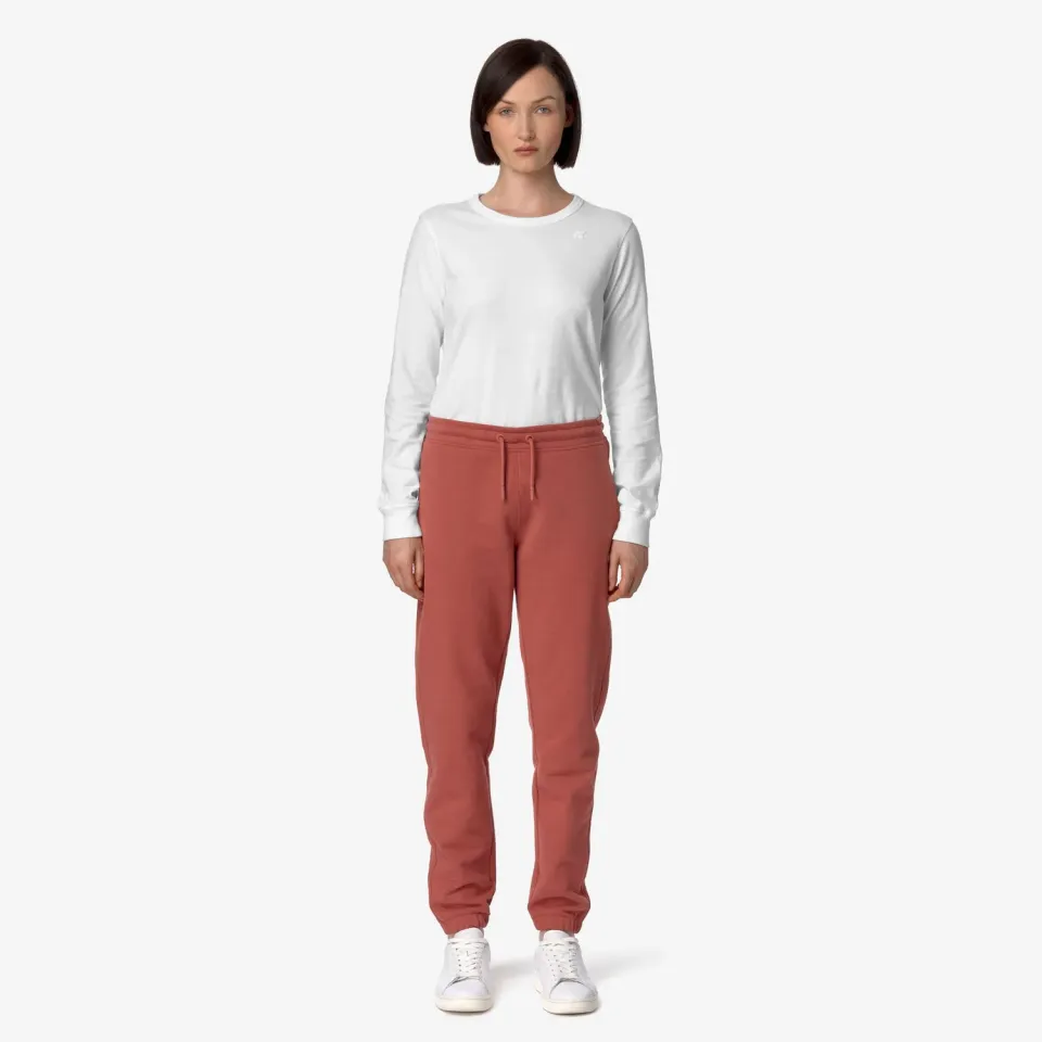 K-Way Ginevrette pantaloni fleece damă roz cedar