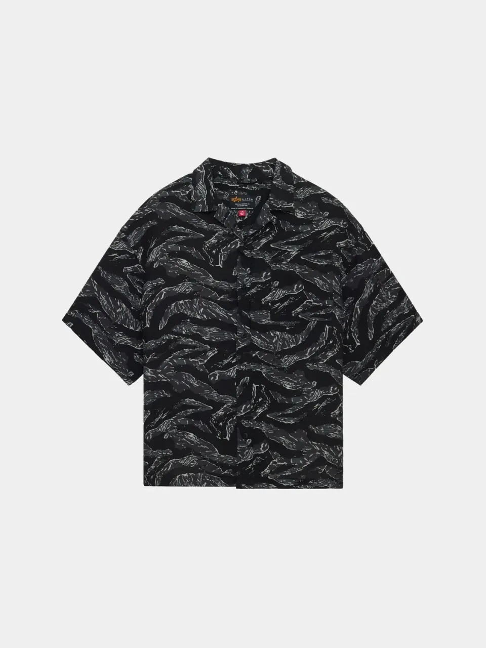 Alpha Industries Camo Relaxed Camp camasa gri tiger camo vascoza
