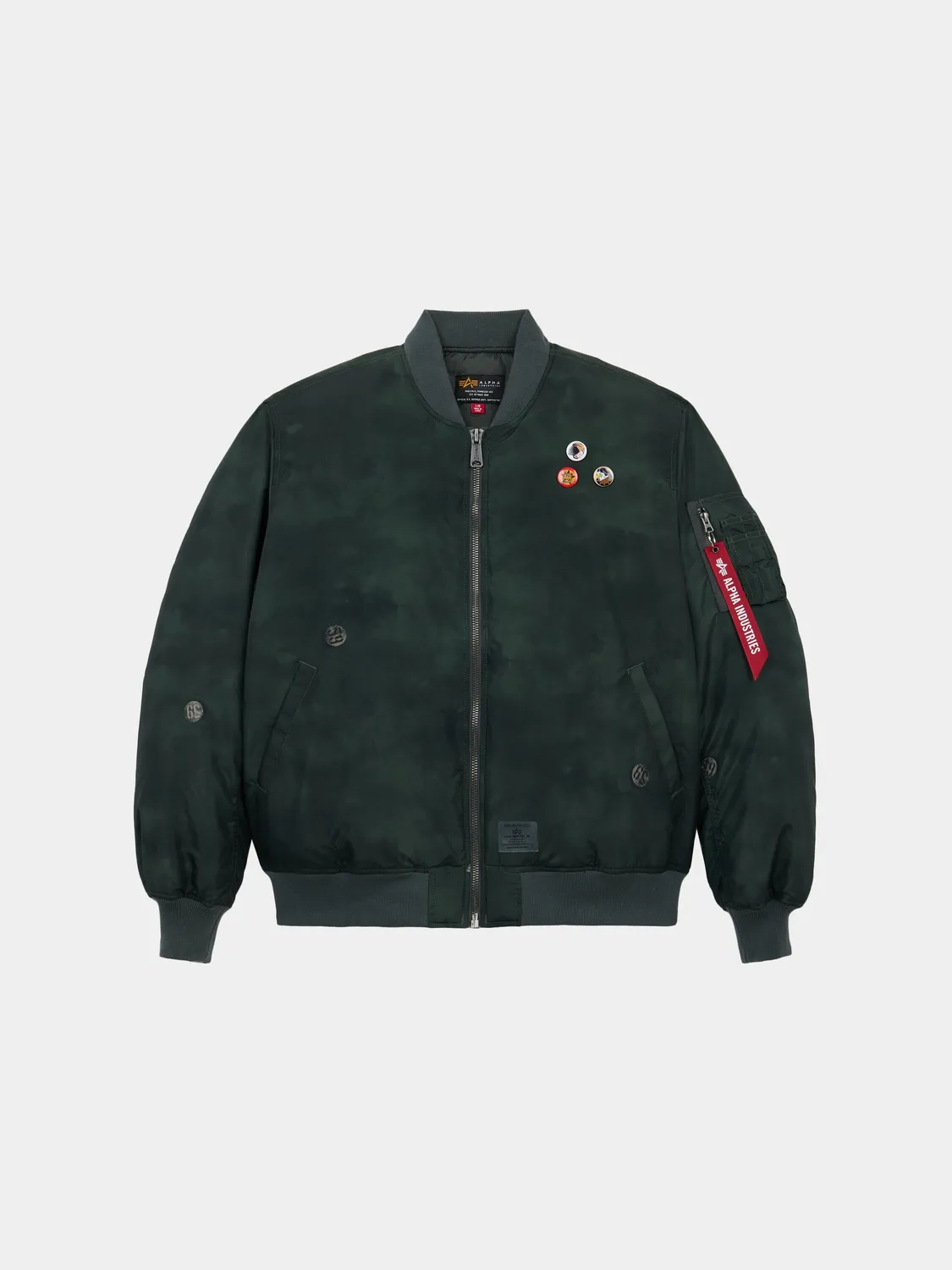 Alpha Industries MA-1 Oxford palton bomber print ace vintage