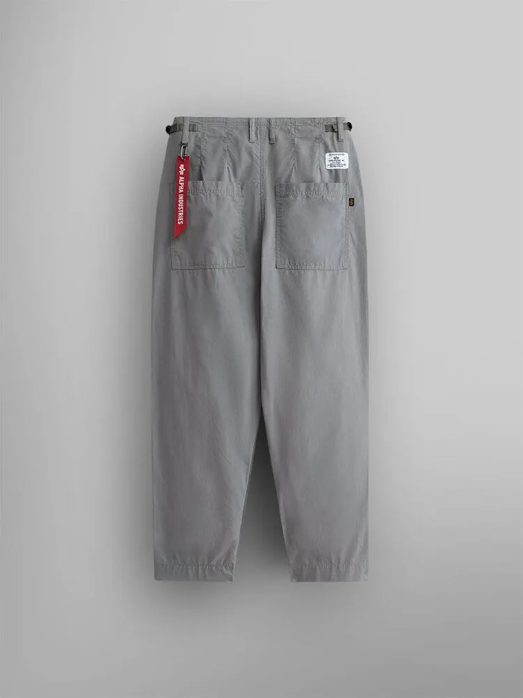 Alpha Industries Barrel Leg pantaloni dama gri bumbac