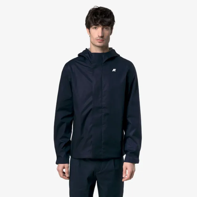 K-Way Jacko Cotton 3Layers geaca barbati albastra