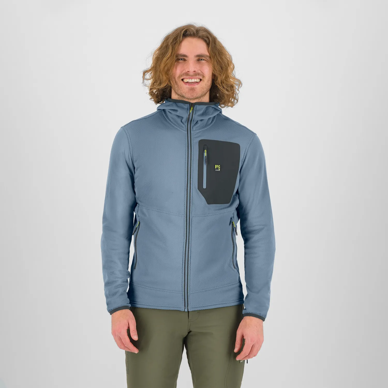 Karpos Antermoia Hoodie polar tehnic cu gluga