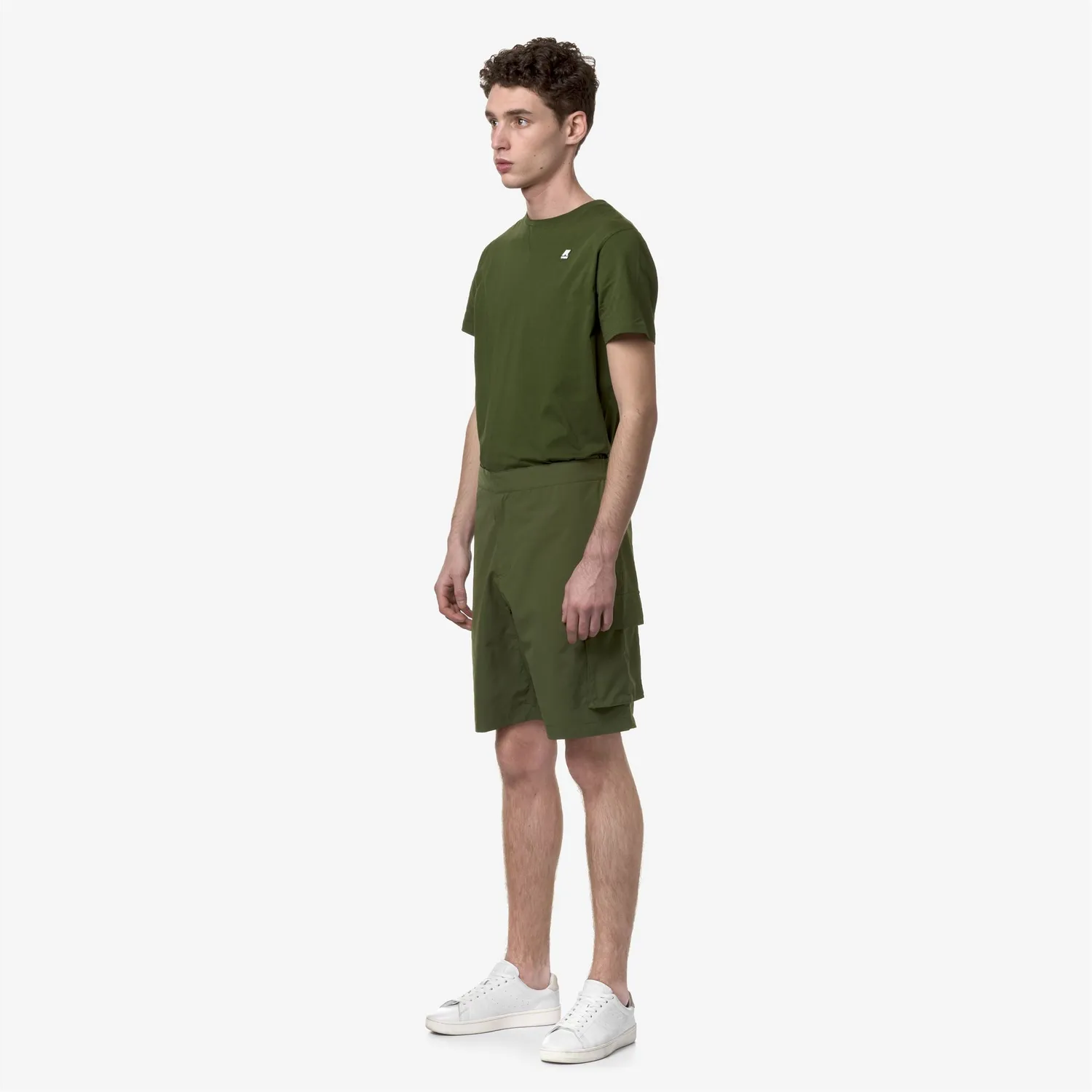 K-Way Bastyel K8132BW pantaloni scurti verzi cargo