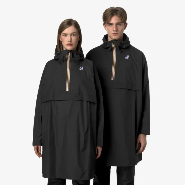K-Way Le Vrai 4.0 Fortune poncho unisex negru 10000 mm