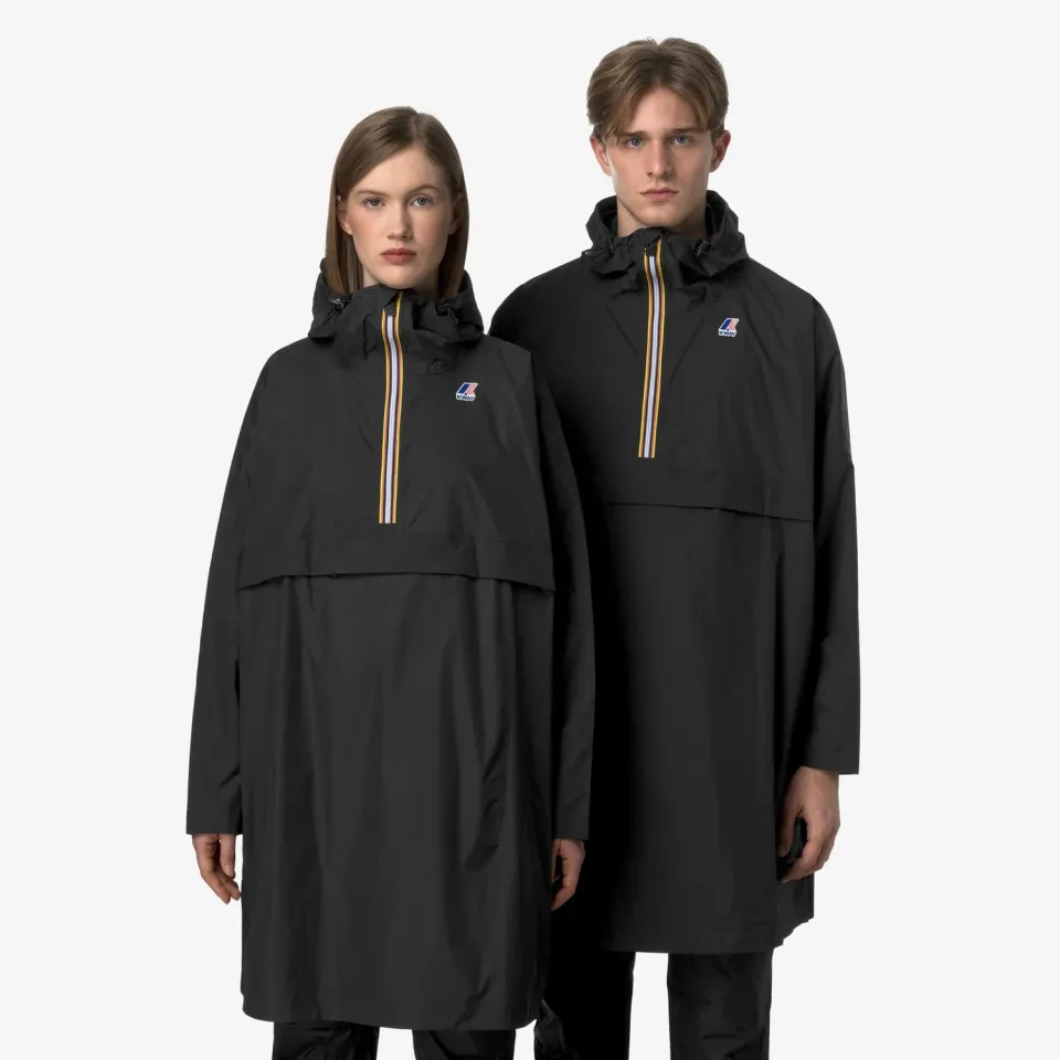 K-Way Le Vrai 4.0 Fortune poncho unisex negru 10000 mm