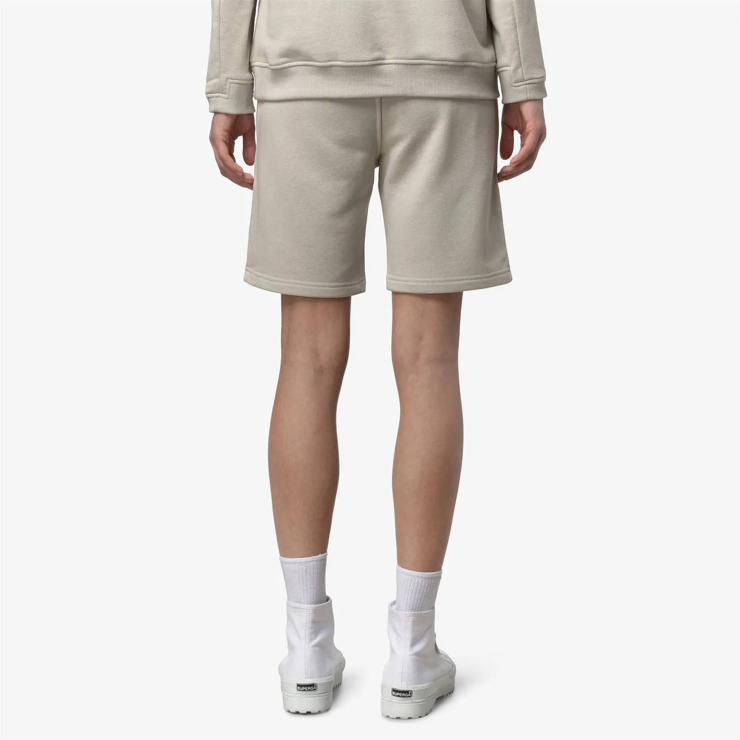K-Way Casimir Poly Cotton shorts unisex bej bumbac