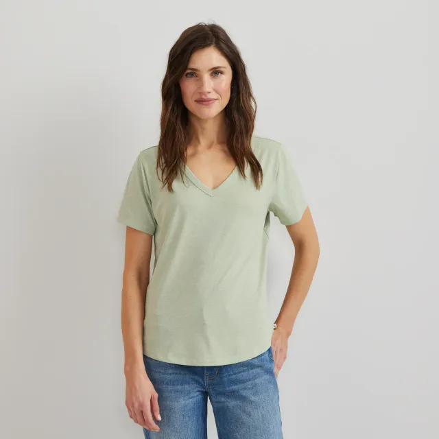Eddie Bauer Trek Light Hike tricou dama Pale Blue respirabil