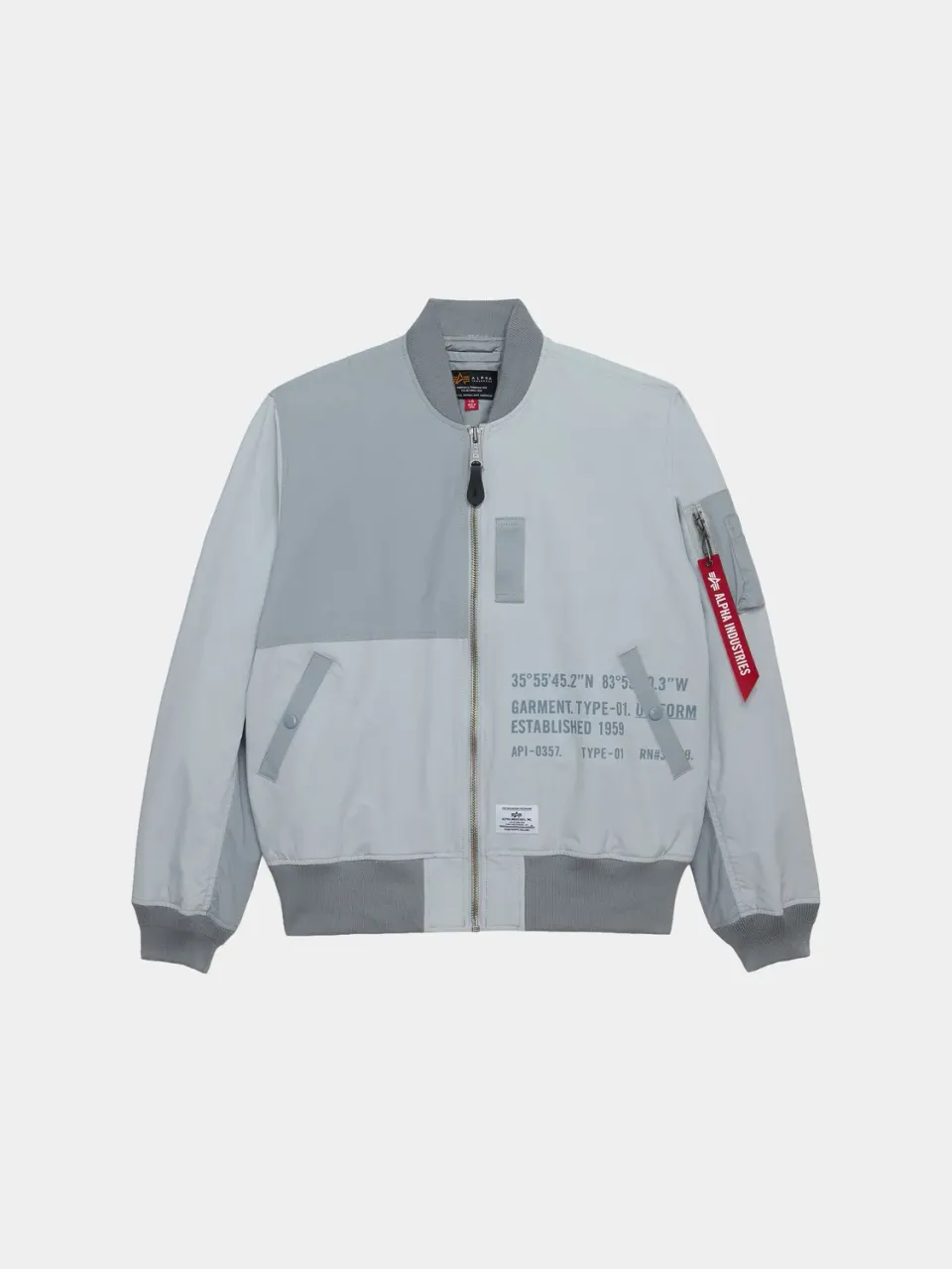 Alpha Industries L-2B Relaxed geaca zbor negru patchwork