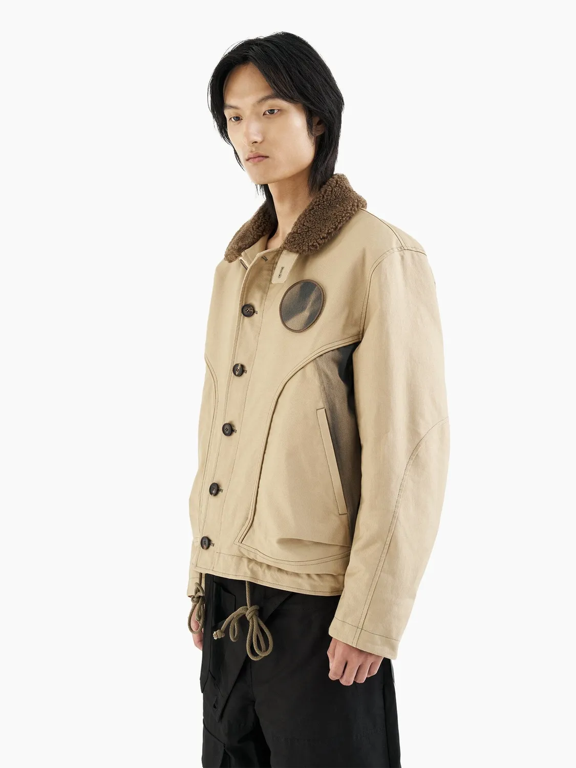 Alpha Industries Jiyongkim Deck geaca verde groasă călduros