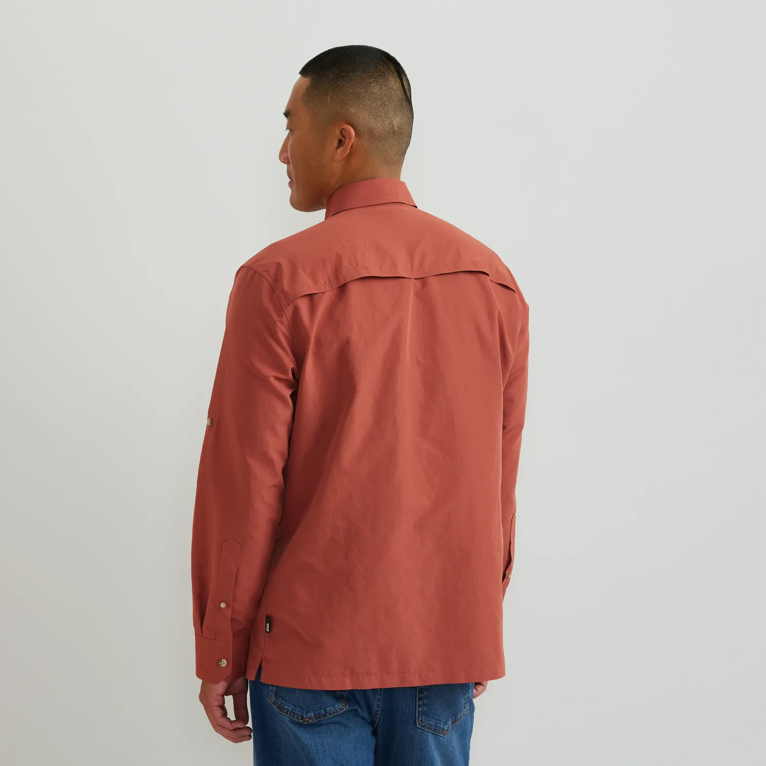 Eddie Bauer Rainier Cămașă Mineral Red cu UV
