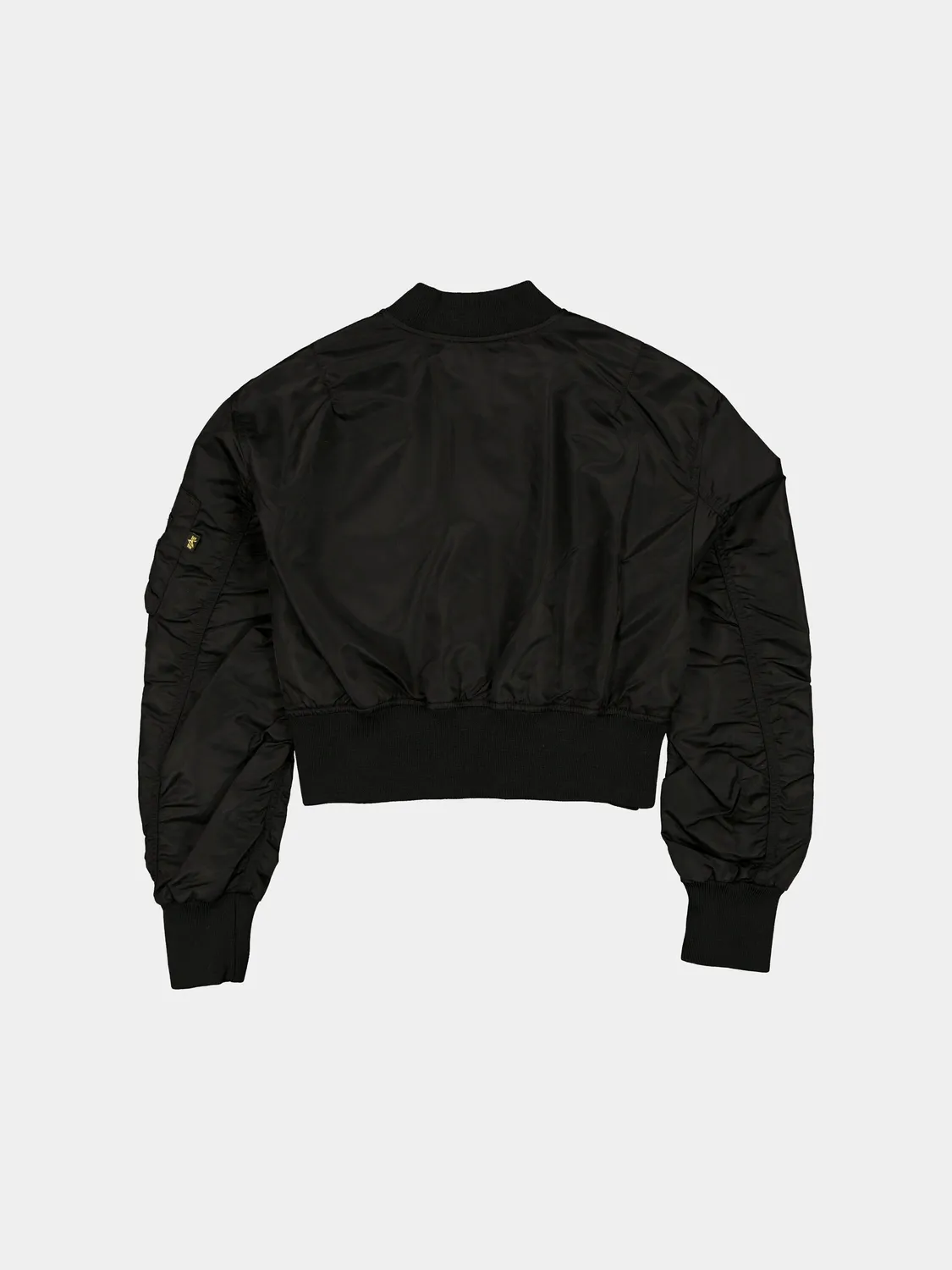 Alpha Industries L-2B Steelers geaca bomber dama cropped negru