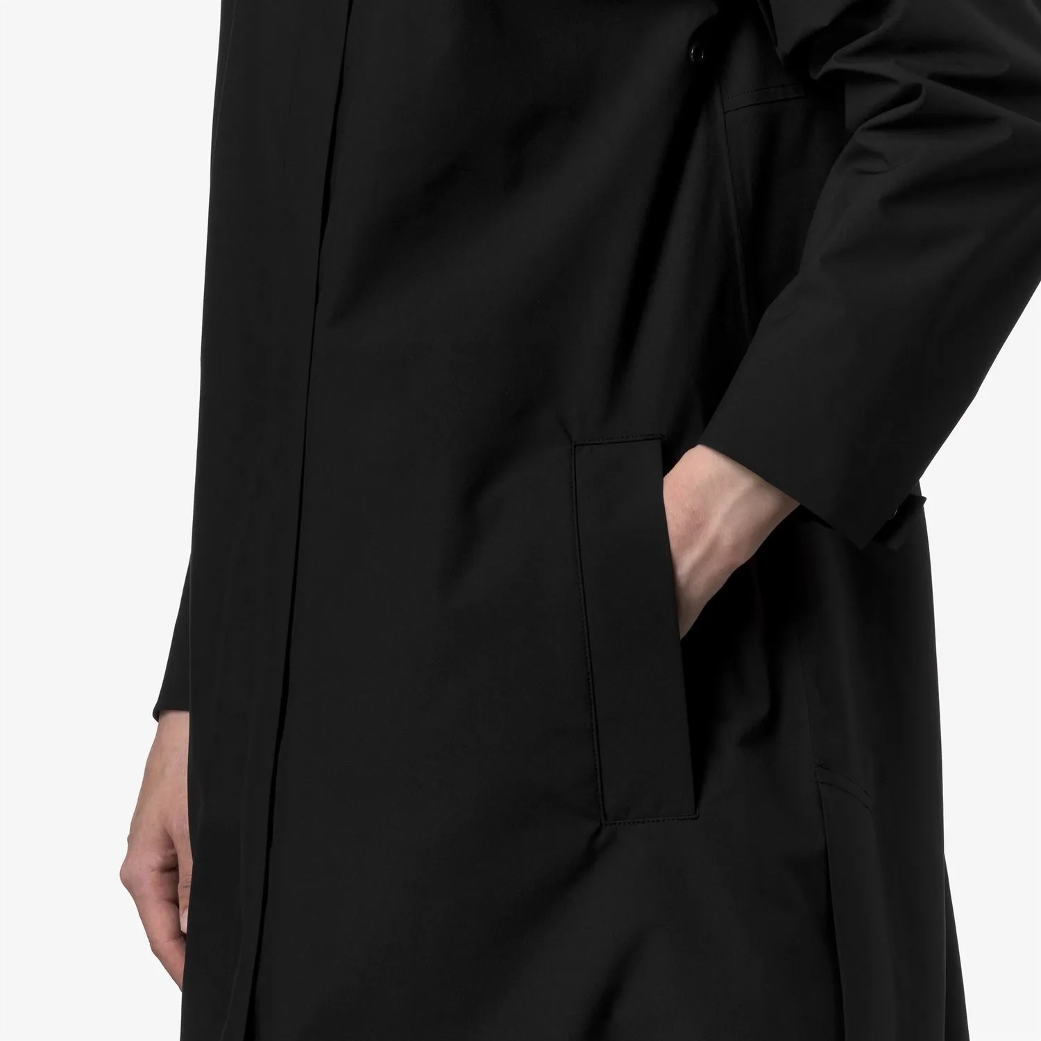 K-Way Tigrit Stretch 2L palton negru XS impermeabil