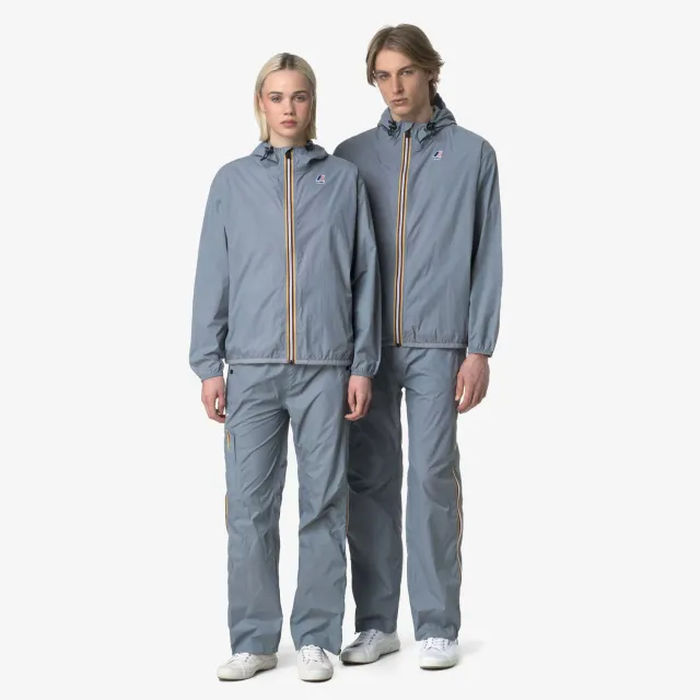 K-Way Le Vrai Ethan pantaloni gri impermeabili