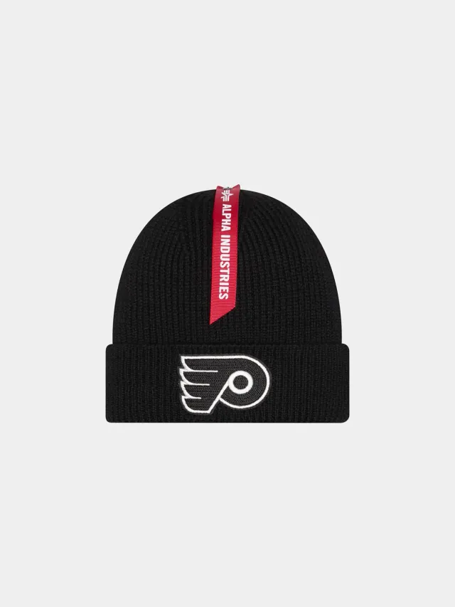 Alpha Industries Philadelphia Flyers caciula merino neagra