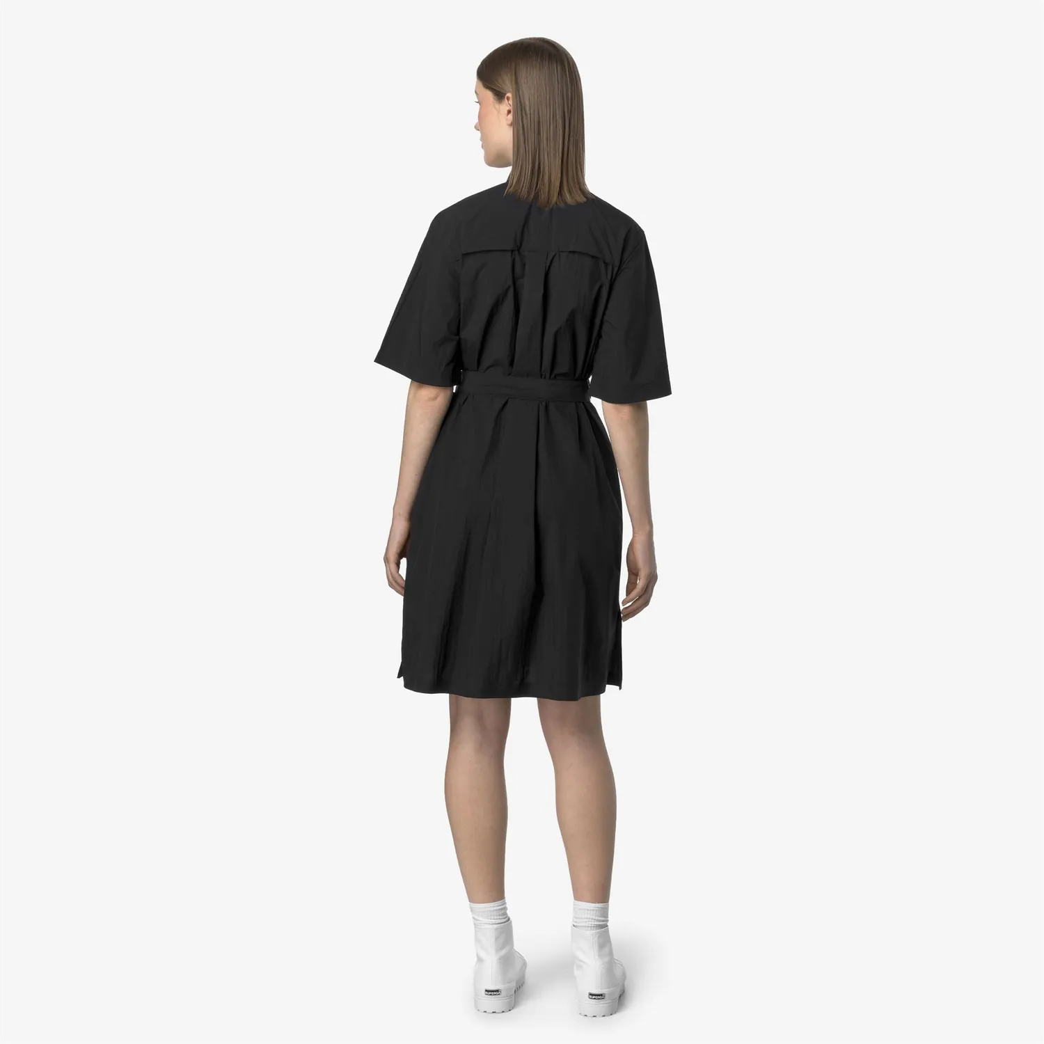 K-Way Lizy geaca dama negru impermeabil 3/4