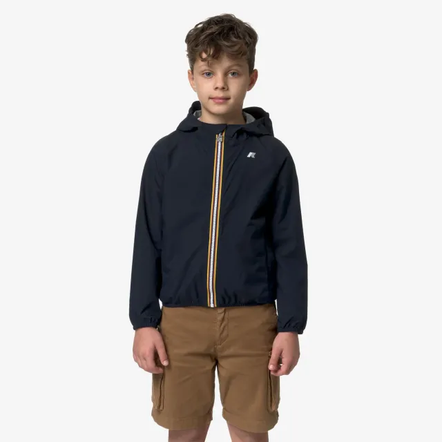 K-Way Jack Stretch Dot geaca baiat albastru impermeabila