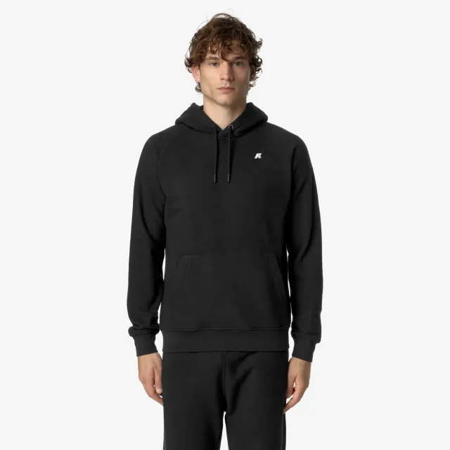 K-Way Alban Heavy Fleece hanorac bărbați negru