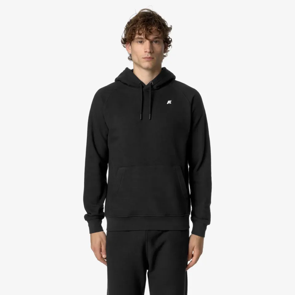 K-Way Alban Heavy Fleece hanorac bărbați negru