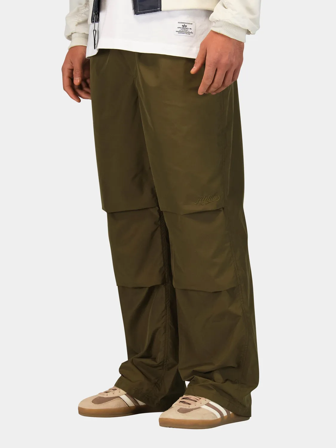 Alpha Industries Relaxed Parachute Pant pantaloni negri